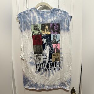 New with Tags Taylor Swift Eras Tour Tie Dye Cutoff shirt